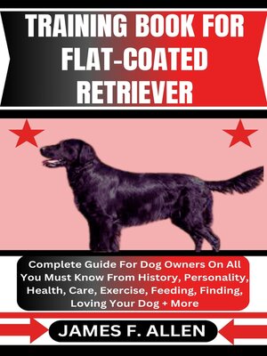 cover image of TRAINING BOOK FOR FLAT-COATED RETRIEVER